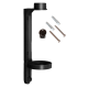Soporte dosificador de pared 1 bomba negro 300 Ml. Soporte dosificador de pared 1 bomba negro 300 Ml.